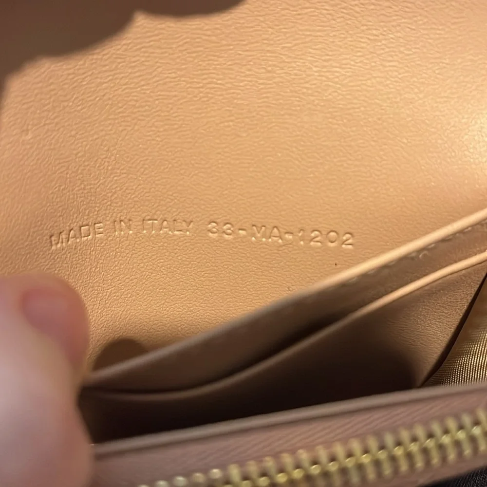 Dior Caro Glycine Wallet in Rose de Vents Supple Cannage Calfskin S5132UWHC_M49P